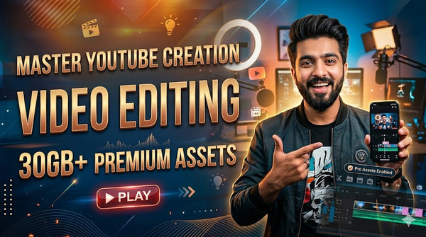 Video Editing Assets Pack — 30GB+ Premium Editing Resources