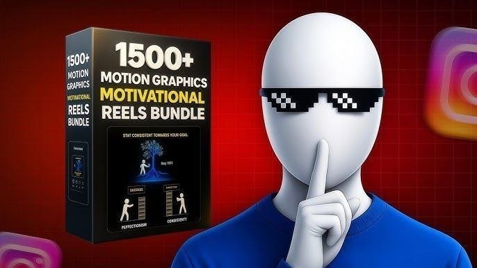 1500+ Motion Graphics Motivational Reels Bundle